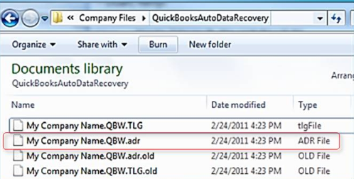 Recover  Recent Transactions via QBW File and TLG.adr File
