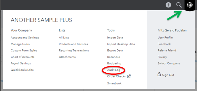 Audit Log - Find Deleted Invoices in QuickBooks
