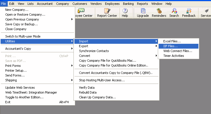 import bank transactions into quickbooks desktop 2019