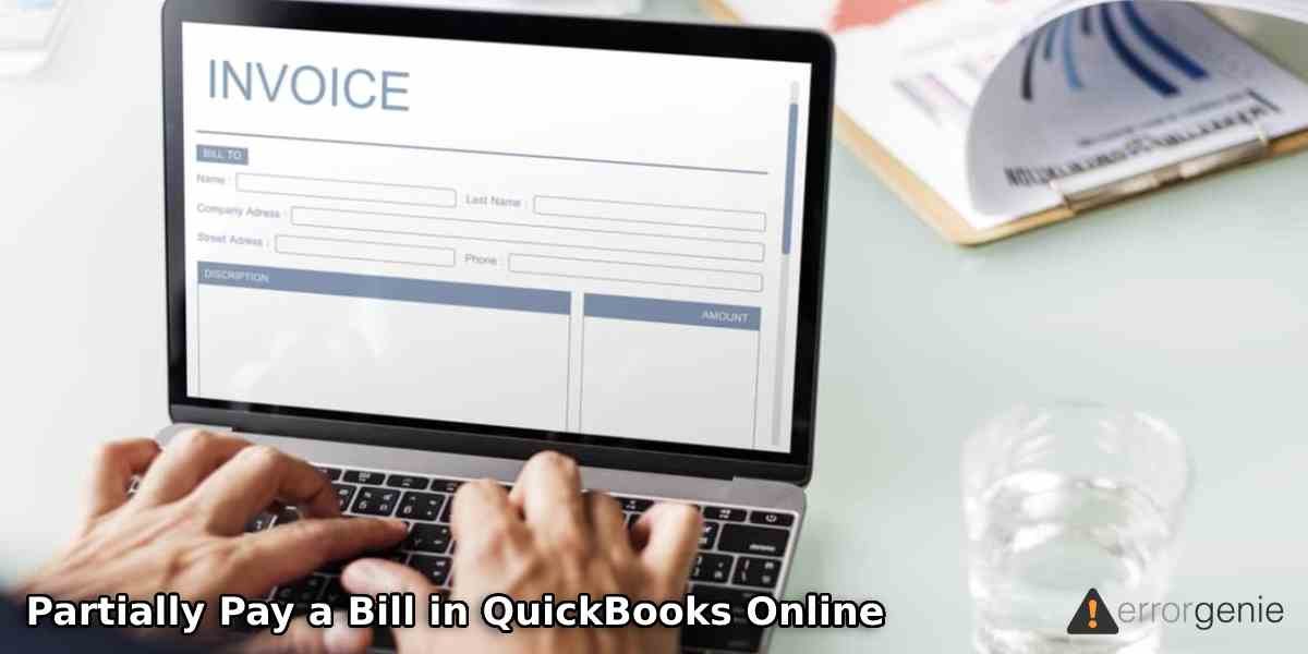 Partially Pay a Bill in QuickBooks Online