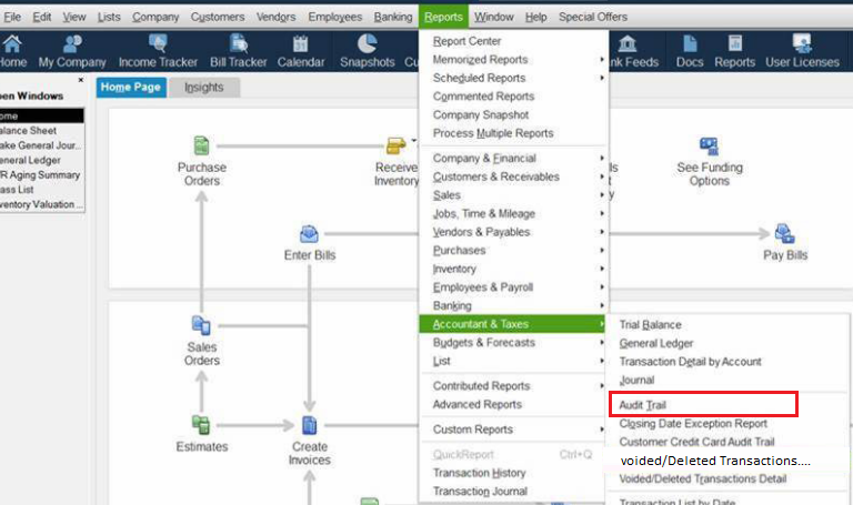 Find Deleted Transactions in QuickBooks