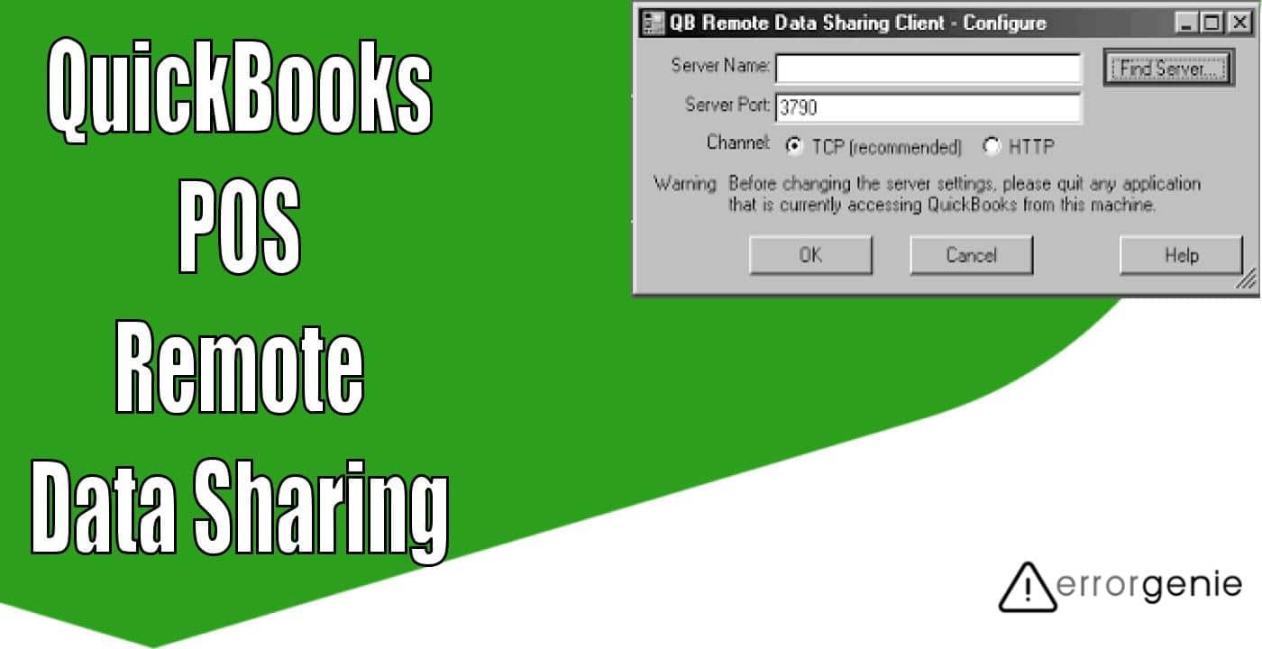 Errorgenie-QuickBooks POS Remote Data Sharing