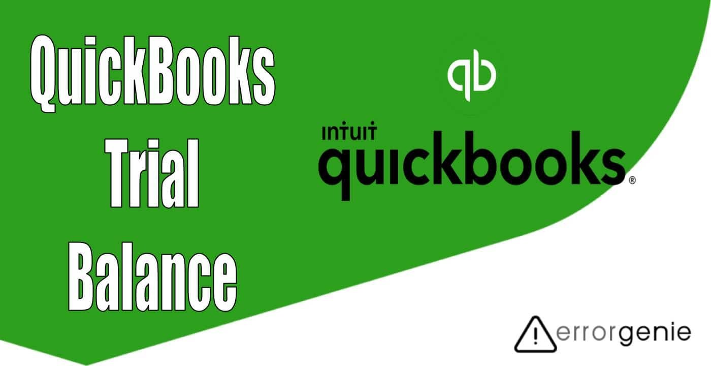 Errorgenie-QuickBooks Trial Balance