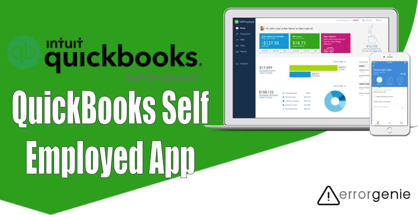 Errorgenie-How to Use QuickBooks Self Employed