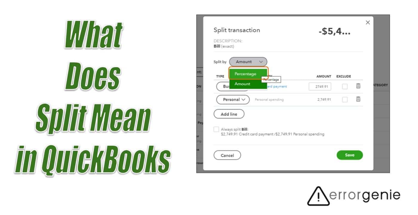 What Does Split Mean in QuickBooks & How to Split Expenses in QuickBooks Online & Desktop?